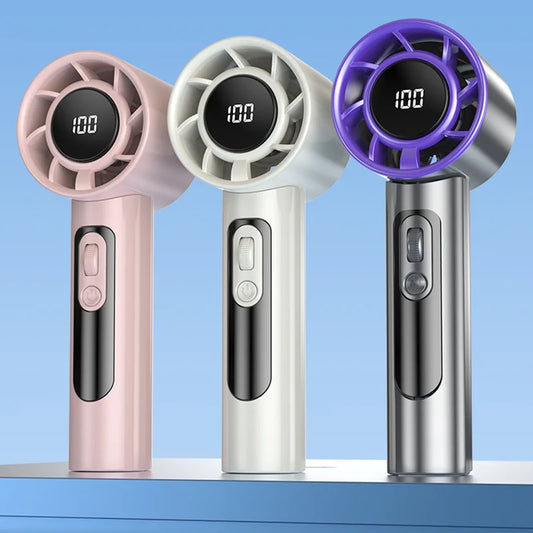 Mini ventilateur portable d'extérieur rechargeable turbo